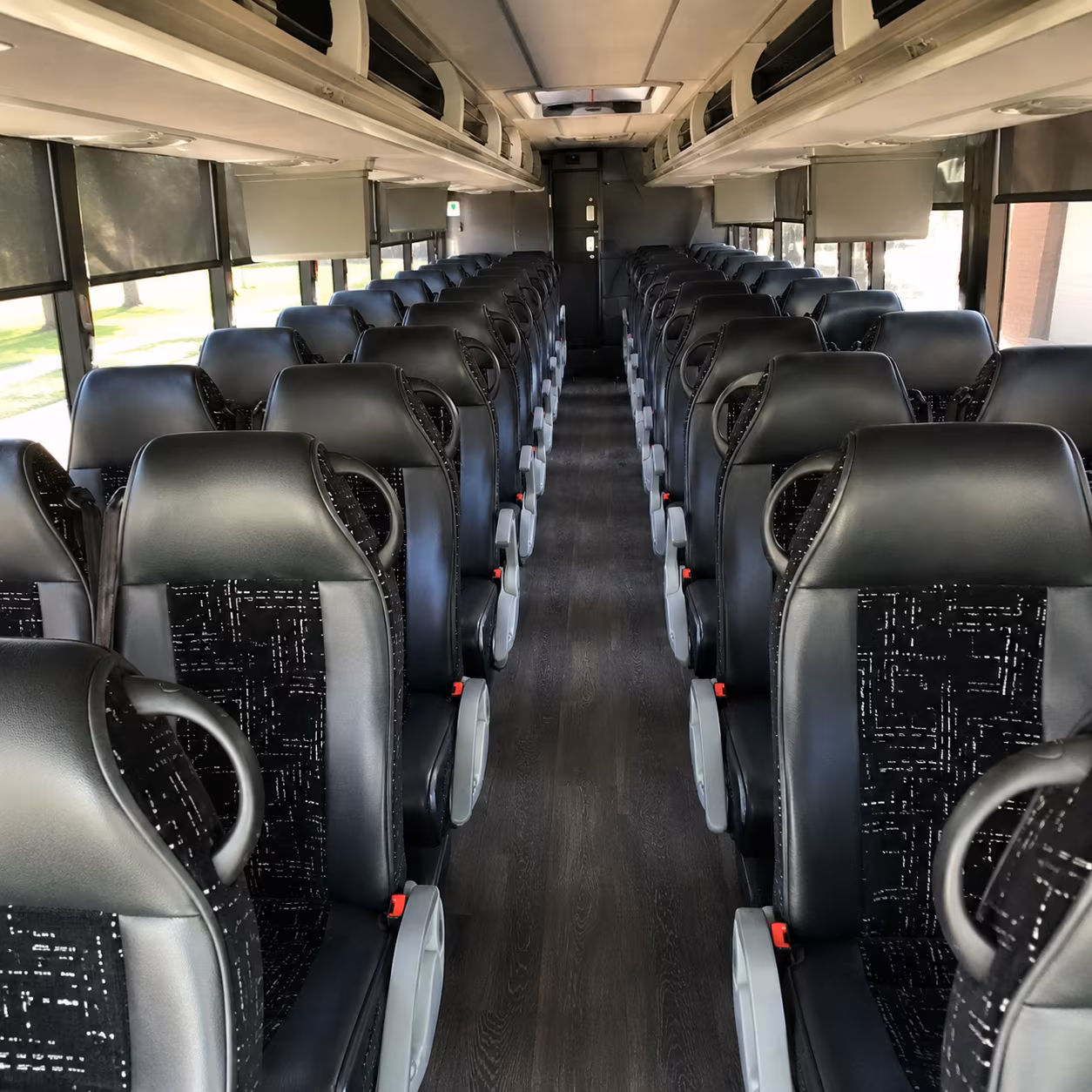 mesquite charter bus rental inside